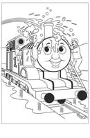 Thomas de Trein kleurplaat 12